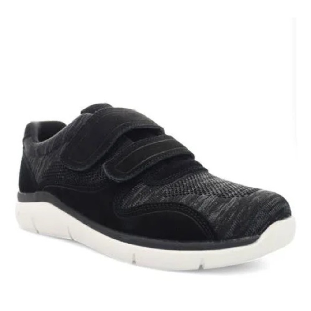Women’s Propet Sally Black Fabric Strap Lightweight Shoes Size 12 W!
